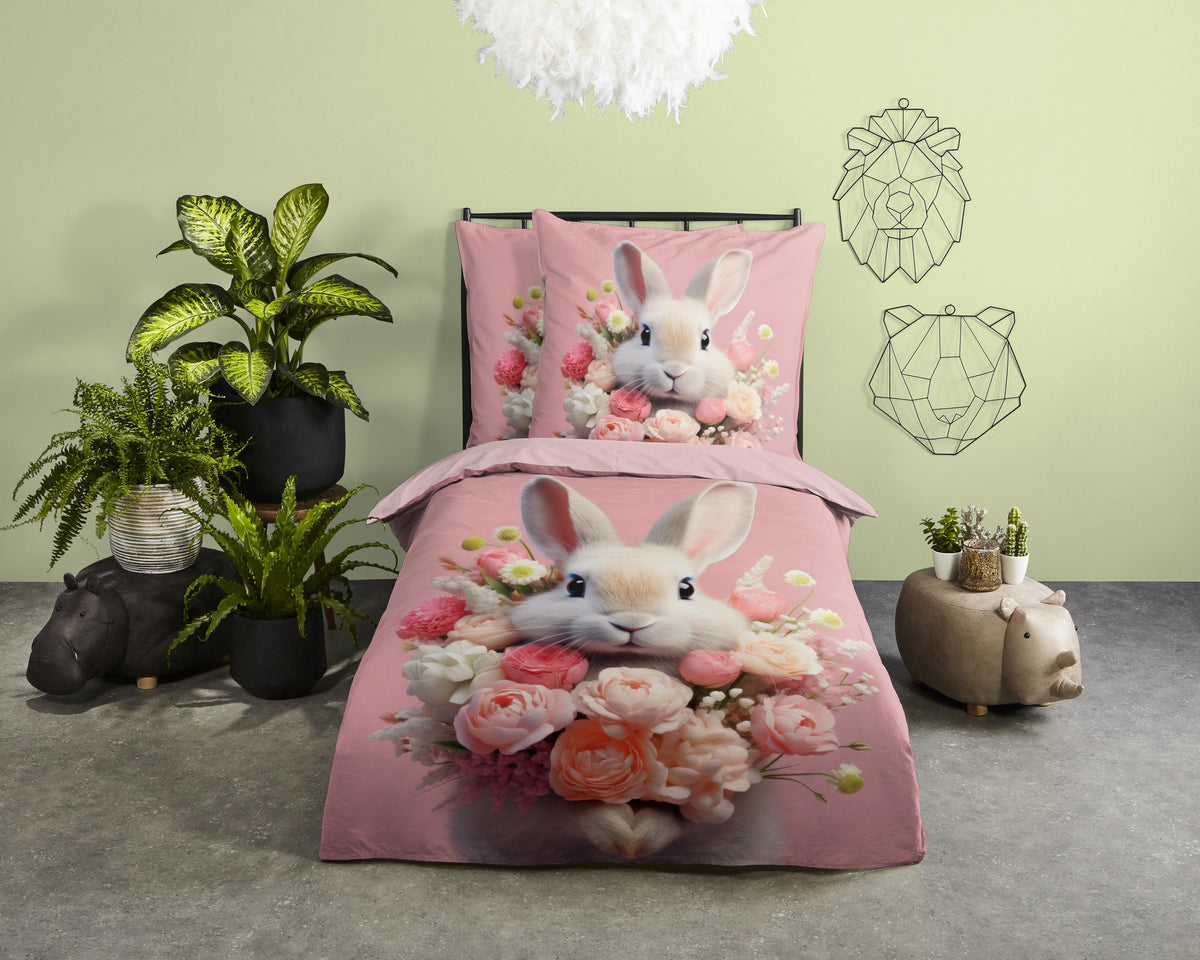 Pure kinderdekbedovertrek Cathy - microvezel - eenpersoons (140x220 + 60x70 cm)