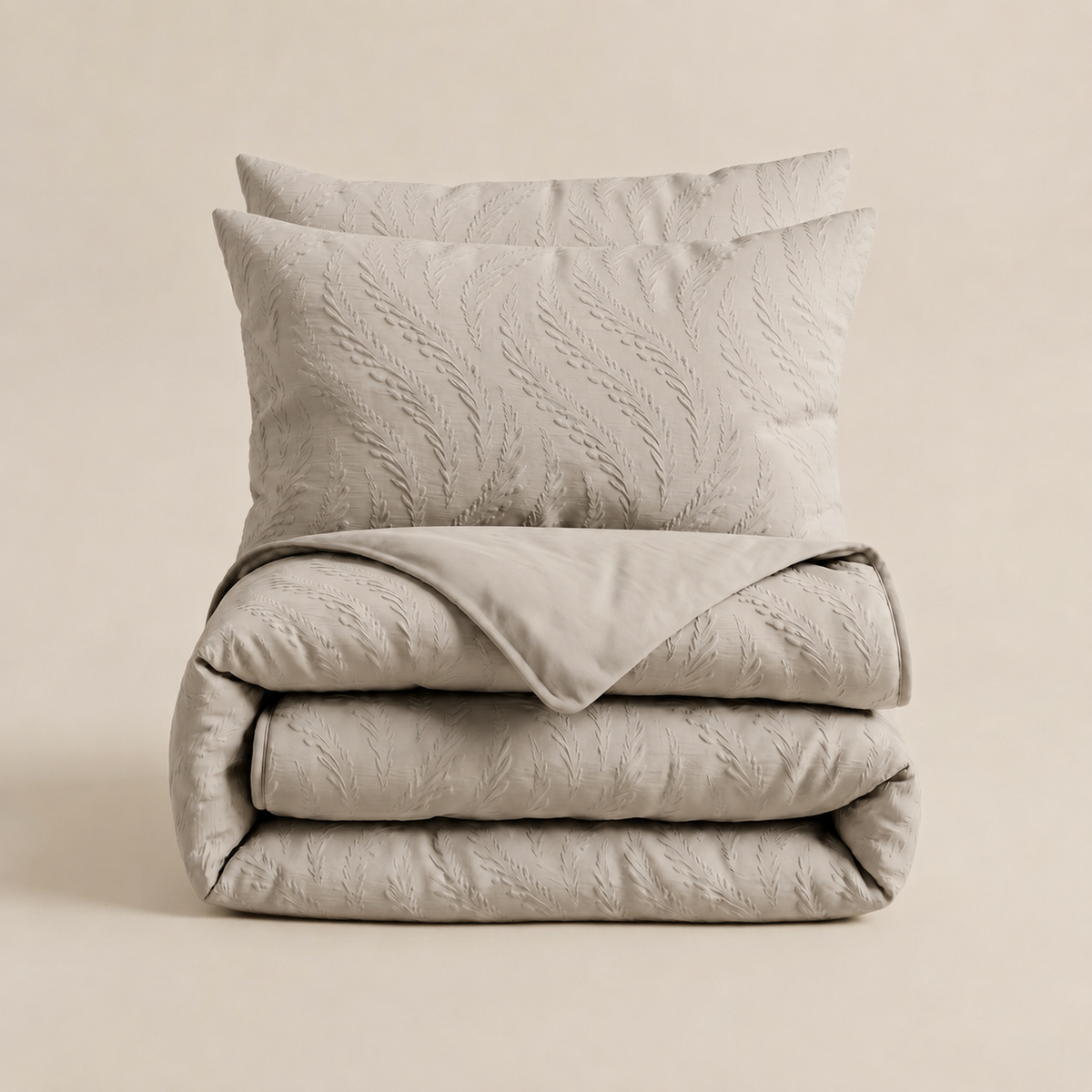 Sleeptime Lazy dekbed en overtrek in 1 - Rafa - taupe - inclusief kussensloop - tweepersoons
