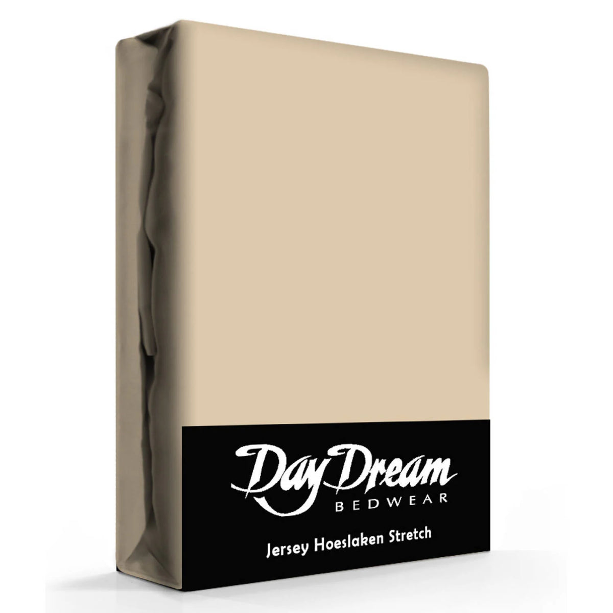 Day Dream hoeslaken - jersey - zand