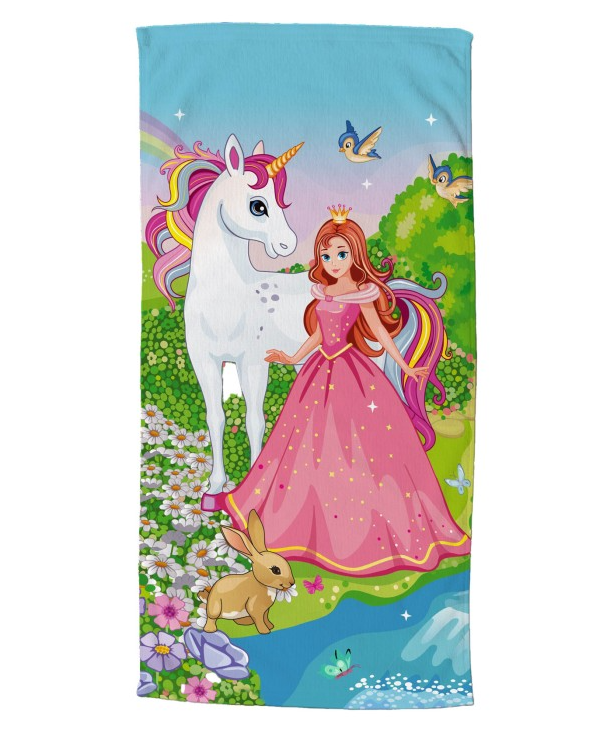 Good Morning strandlaken Fairytale - Polyvelours (75x150 cm)