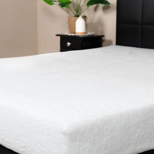 Decoware teddy fleece hoeslaken - wit