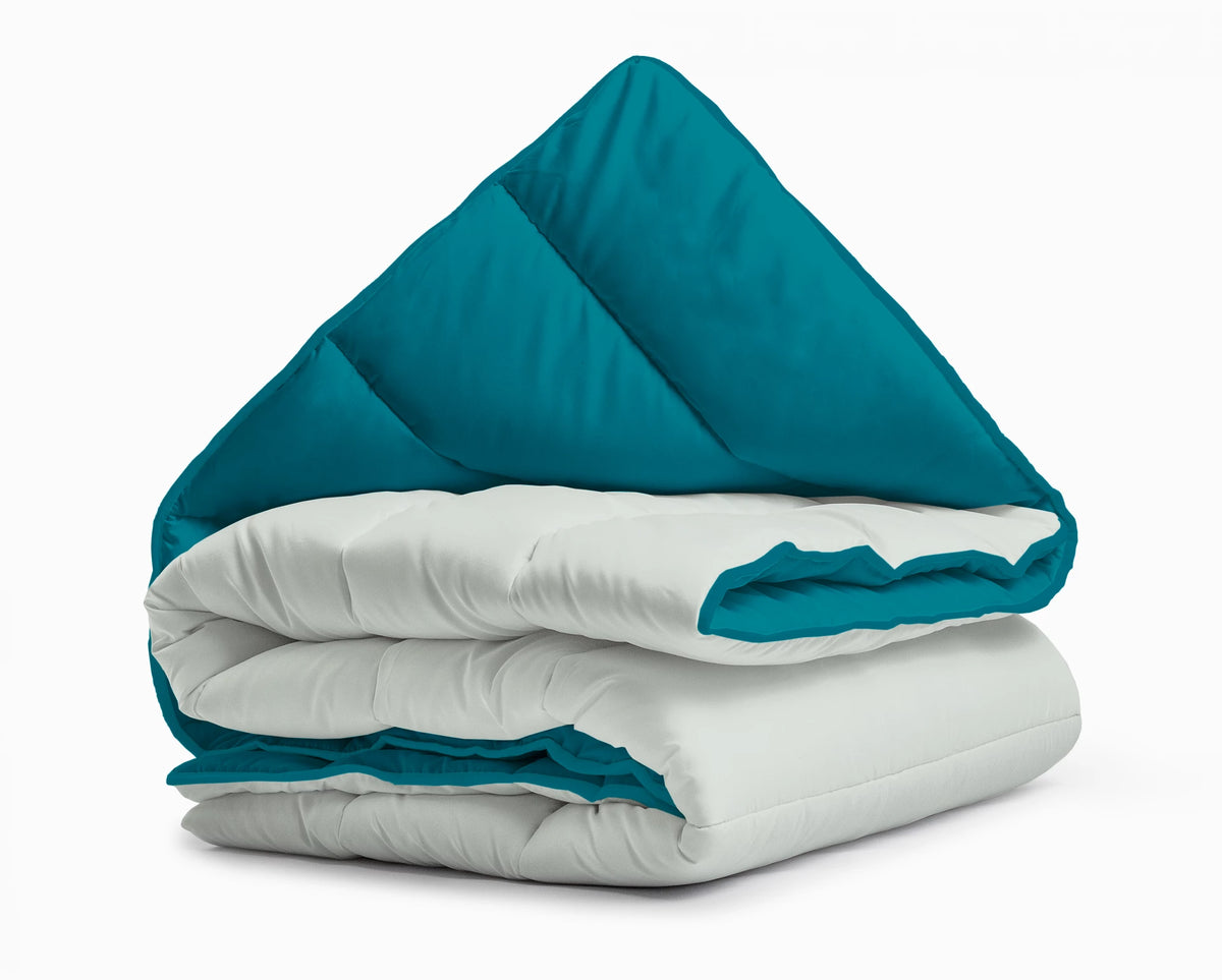 Lazy dekbed zonder overtrek - Grijs/Indigo
