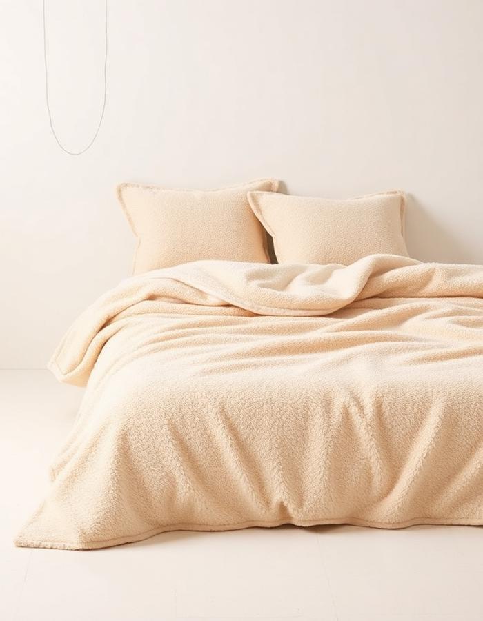 Dubbelzijdig <em>Teddy Fleece</em>.<br>Heerlijk warm.
