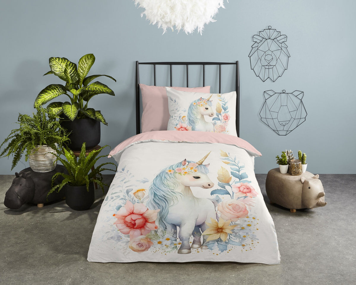 Pure kinderdekbedovertrek Unidream - microvezel - eenpersoons (140x220 + 60x70 cm)