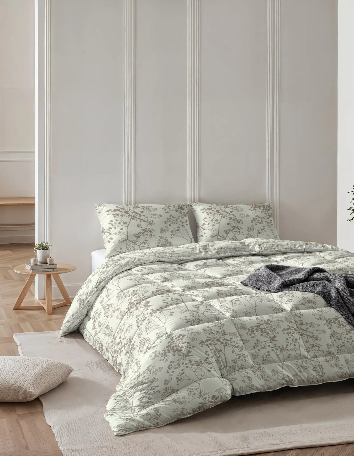 Lazy dekbed zonder overtrek Fir Groen - inclusief kussensloop - micropercal - 300gsm