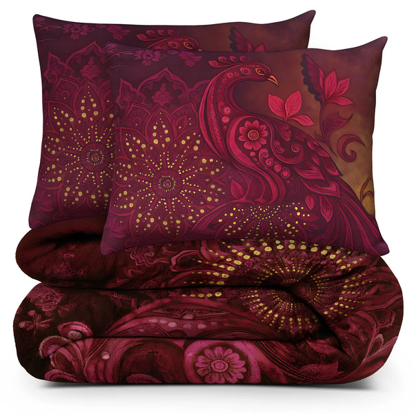 Decoware dekbed-en-overtrek-in-één (incl. kussensloop) - Ornamental Elegance - Microvezel