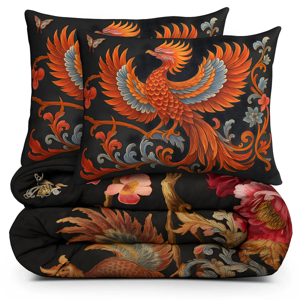 Decoware dekbed-en-overtrek-in-één (incl. kussensloop) - Phoenix Bloom - Microvezel