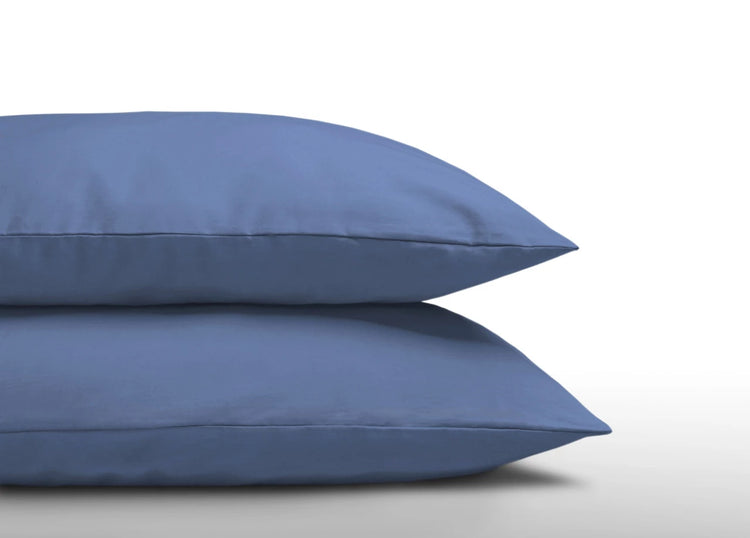 Dreamhouse kussensloop blauw - katoen - 2 stuks 60x70 cm