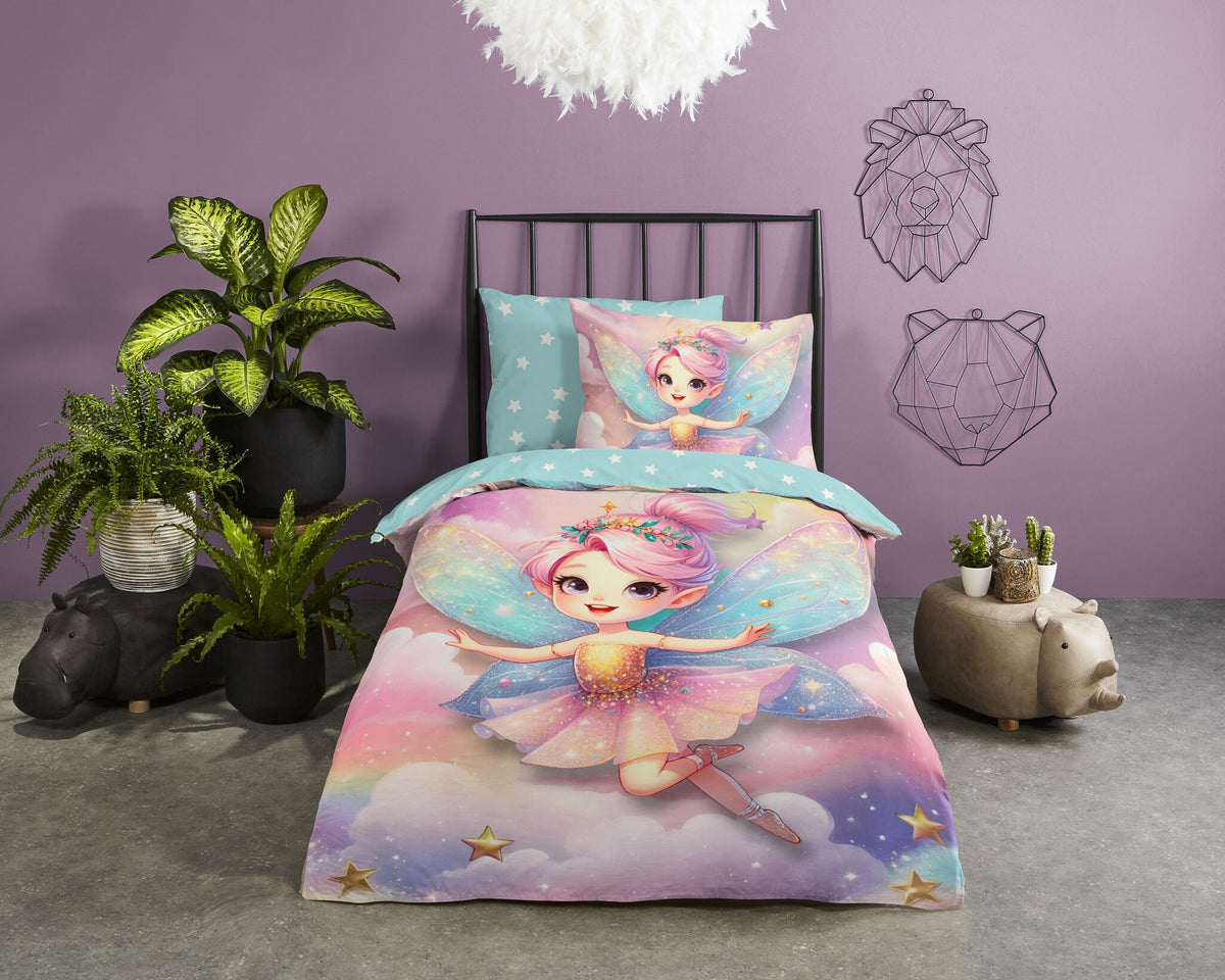 Good Morning kinderdekbedovertrek Twinkle - eenpersoons (140x220 + 60x70 cm)