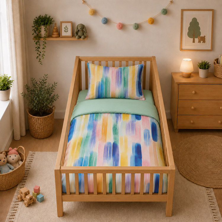 Good Morning babydekbedovertrek Magus - katoen - ledikant (100x135 + 40x60 cm)