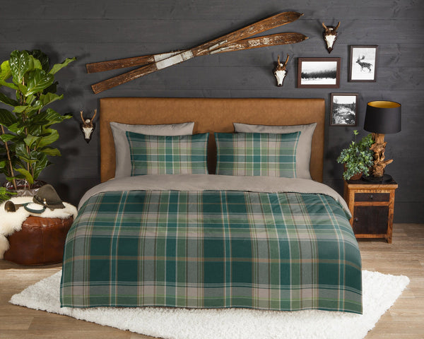 Good Morning dekbedovertrek Dirkje - Taupe - Flanel