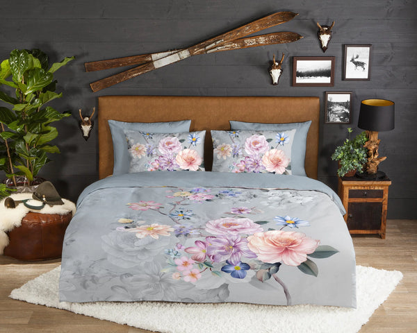 Good Morning dekbedovertrek Elena - Bloemen - Katoen