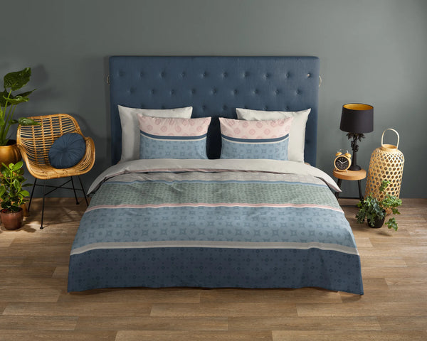 Good Morning dekbedovertrek Vida - Grijs - Katoen