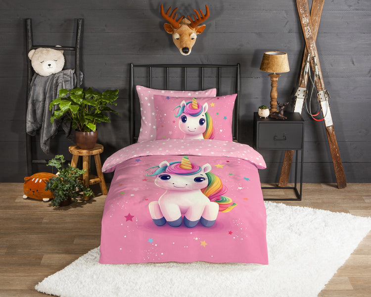 Good Morning kinderdekbedovertrek Daya - Flanel - eenpersoons (140x220 + 60x70 cm)