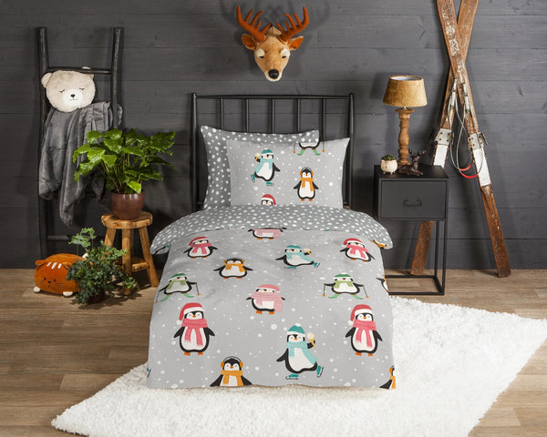 Good Morning kinderdekbedovertrek Liam - katoen - eenpersoons (140x220 + 60x70 cm)