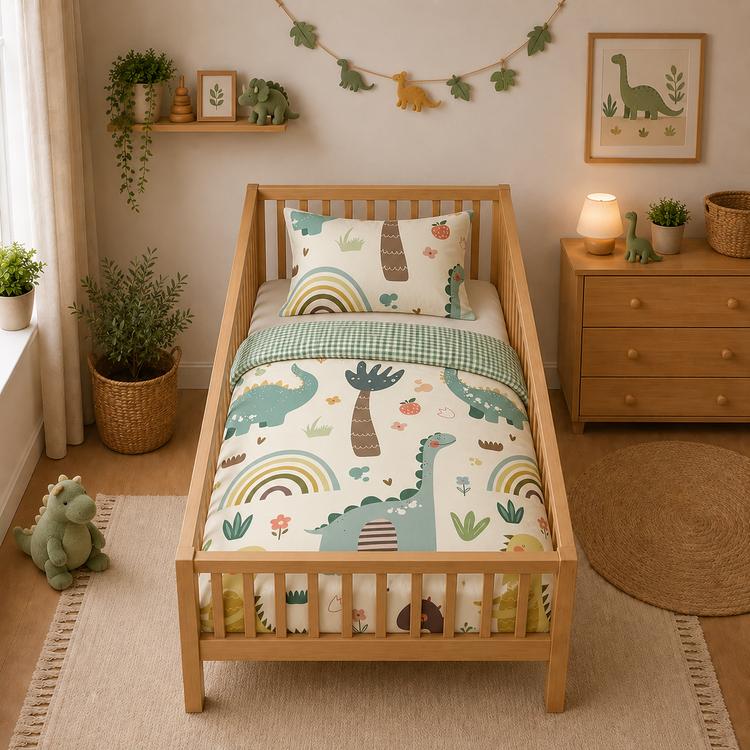 Good Morning babydekbedovertrek Quint - katoen - ledikant (100x135 + 40x60 cm)