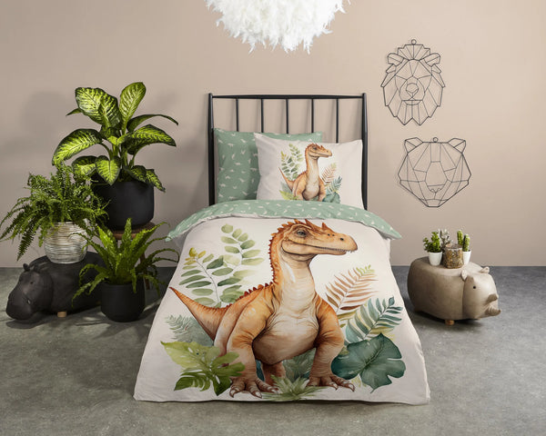 Good Morning kinderdekbedovertrek Gregor - katoen - eenpersoons (140x220 + 60x70 cm)