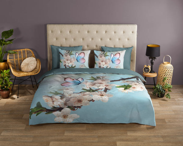 Good Morning dekbedovertrek Mayla - Bloemen - Katoen