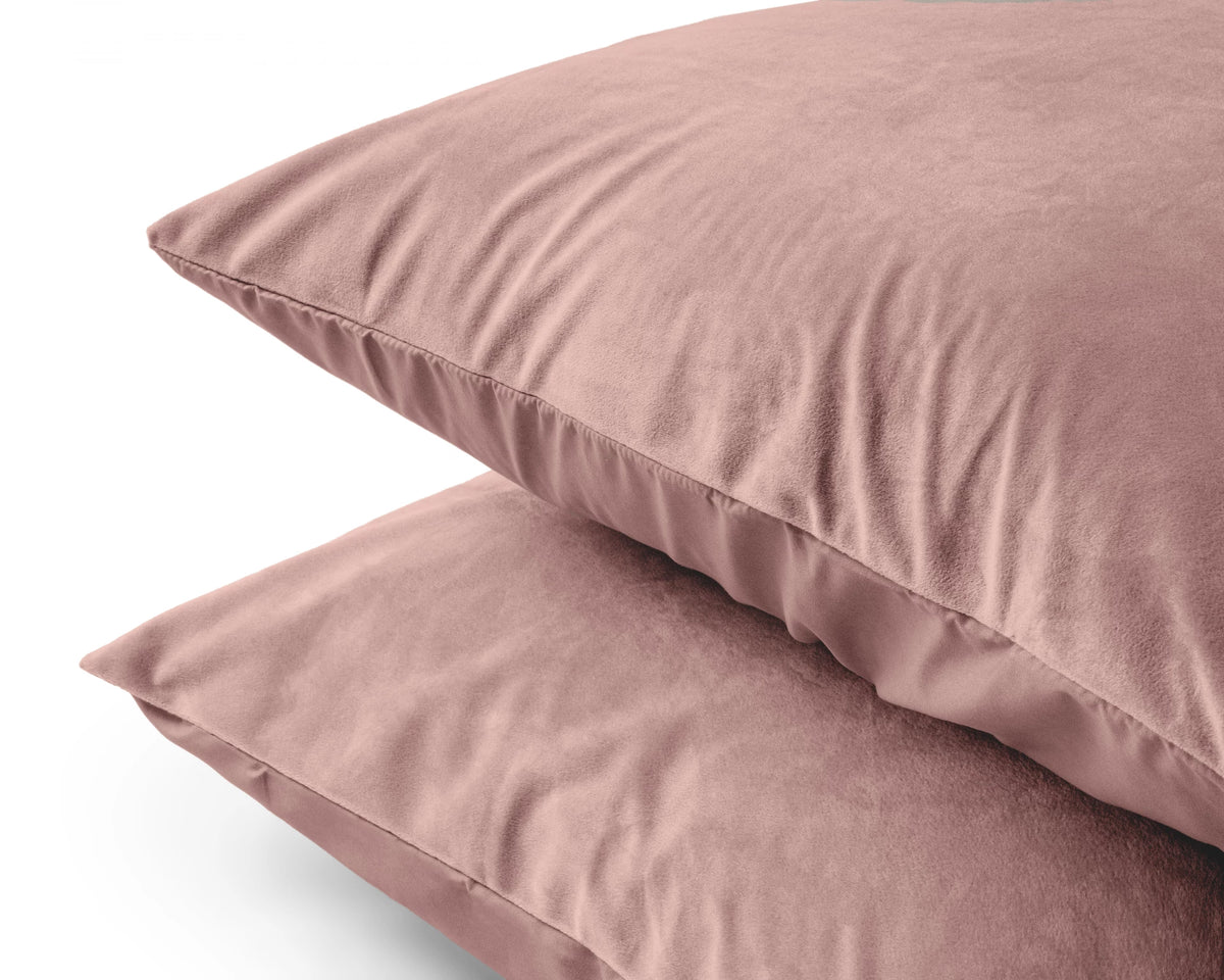 Sleeptime Kussensloop (Per 2 st) - Oud Roze - Velvet
