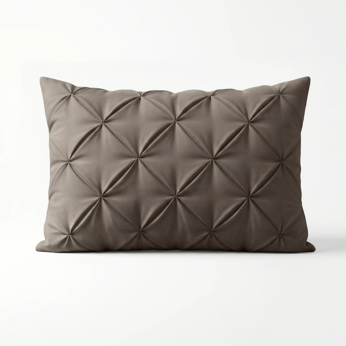 Sleeptime microvezel kussensloop Pintuck - Taupe - 2 stuks 60x70 cm