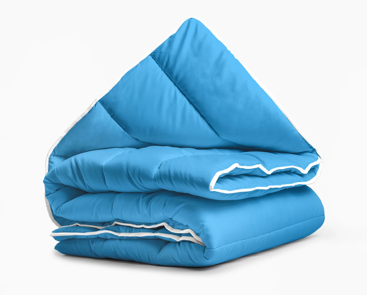 Lazy dekbed zonder overtrek - Blauw
