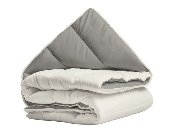 Lazy dekbed zonder overtrek - Creme/Kaki