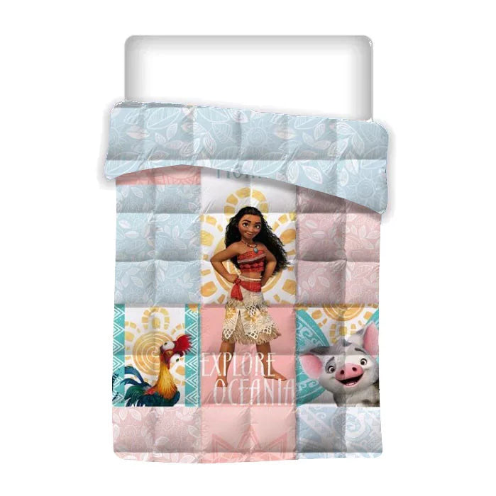 Disney kinderdekbed zonder overtrek Moana - Explore oceania - polester - eenpersoons (140x200 cm)