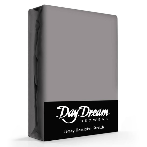 Day Dream hoeslaken - jersey - grijs