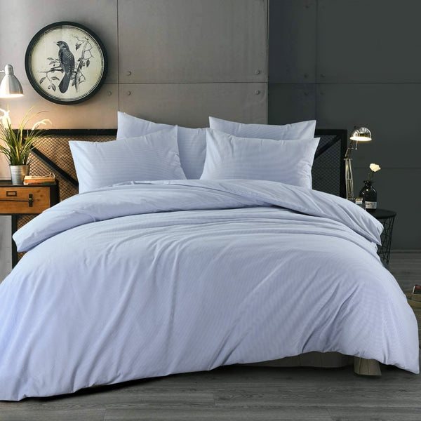 Day dream dekbedovertrek Dorien - blauw - eenpersoons (140x220 +60x70 cm