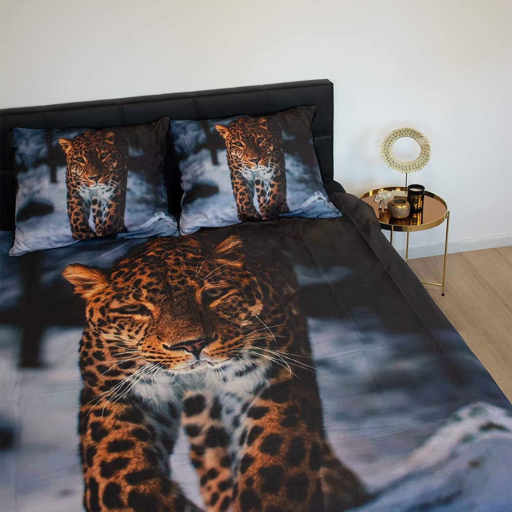Decoware dekbedovertrek Leopard winter - katoen