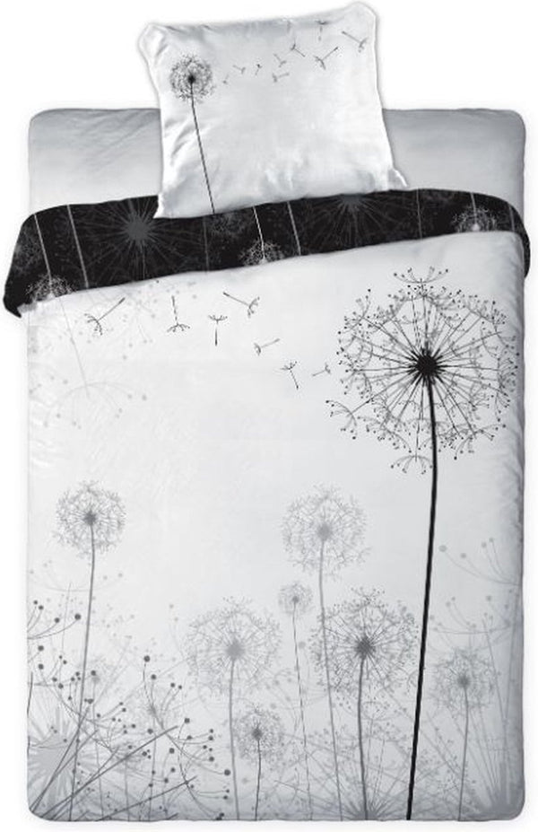 Dekbedovertrek Paardenbloem - katoen - eenpersoons (140x200 + 70x90 cm)