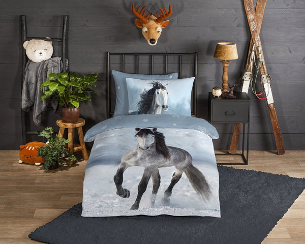 Good Morning kinderdekbedovertrek Dreamer - flanel - eenpersoons (140x220 + 60x70 cm)