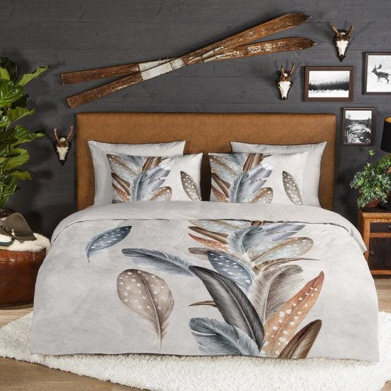 Good Morning dekbedovertrek Eina - flanel - tweepersoons (200x220 + 2st. 60x70 cm)