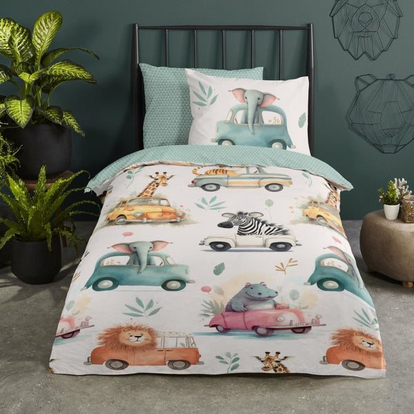 Good Moring kinderdekbedovertrek Gogo - katoen - eenpersoons (140x220 + 60x70 cm)