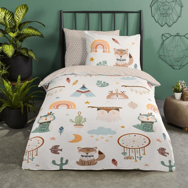 Good Morning kinderdekbedovertrek Remi - katoen - eenpersoons (140x220 + 60x70 cm)