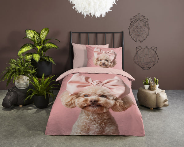 Good Morning Kinderdekbedovertrek Roxy - katoen - eenpersoons (140x220 + 60x70 cm)