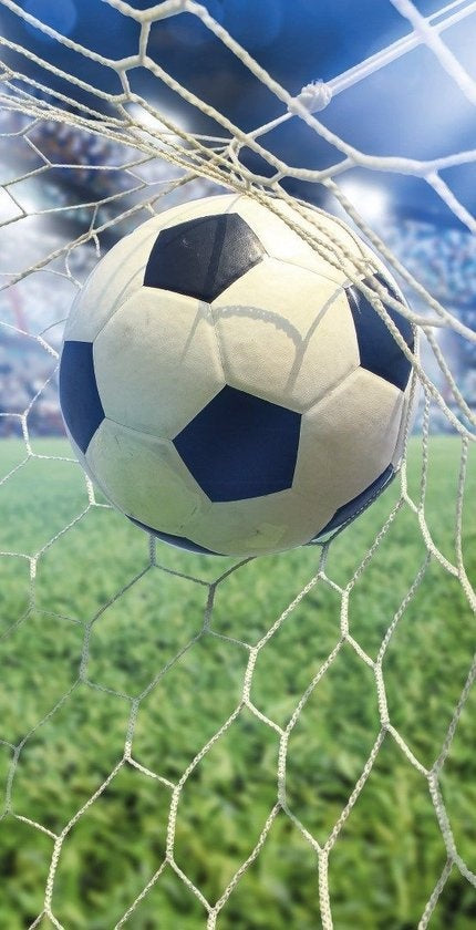 Good Morning strandlaken Soccer - Polyvelours (75x150 cm)