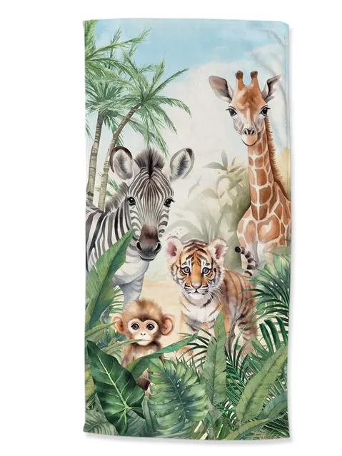 Good Morning strandlaken Thabo - Polyvelours (75x150 cm)