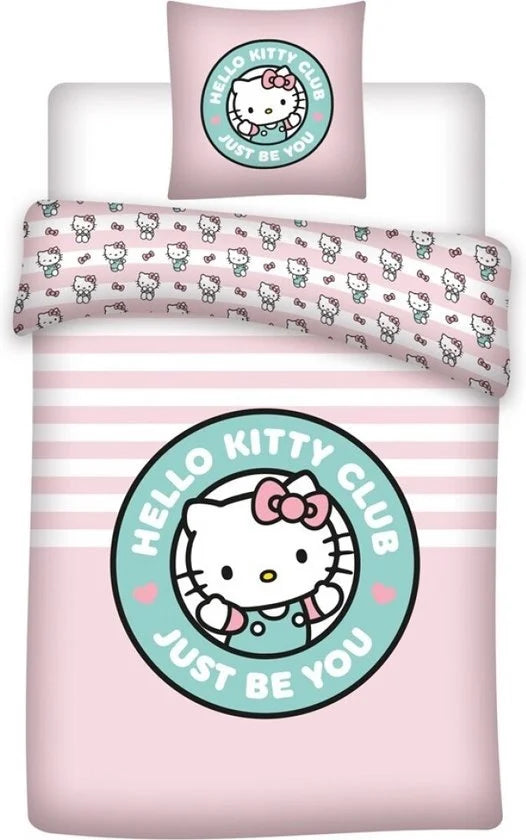 Hello Kitty dekbedovertrek Just Be You - polykatoen - eenpersoons