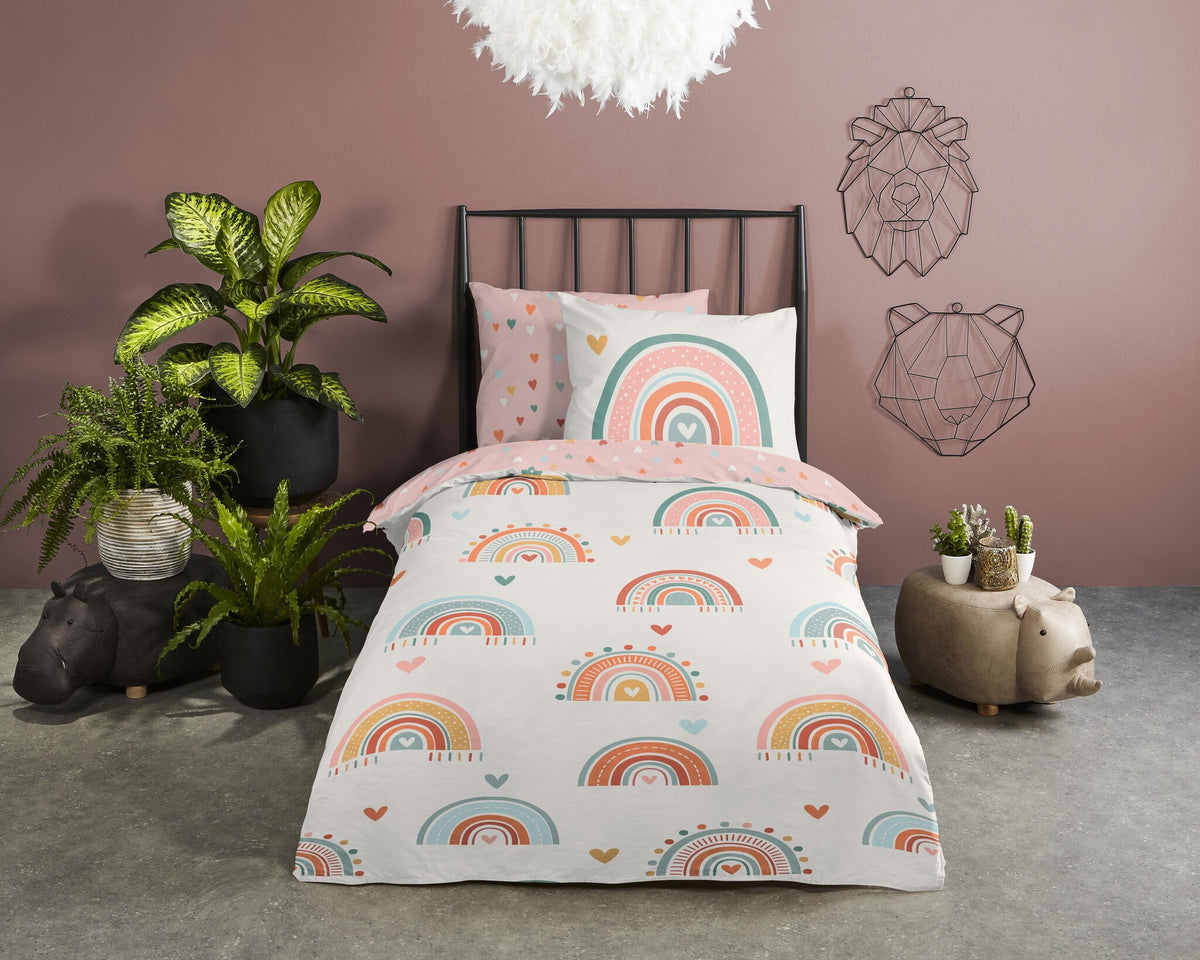 Good Morning kinderdekbedovertrek Louie - katoen - eenpersoons (140x220 + 60x70 cm)
