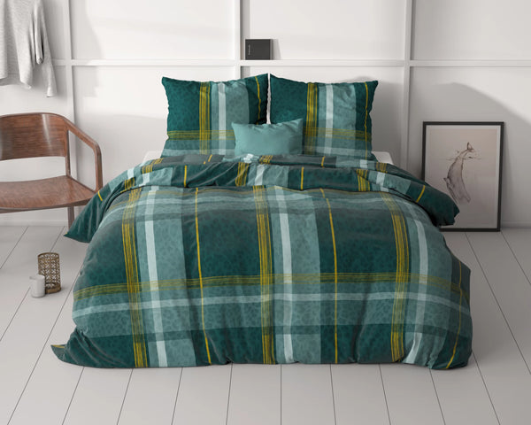 Sleeptime dekbedovertrek Zoni Groen - Microvezel