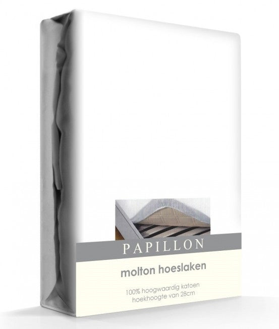Molton hoeslaken - katoen