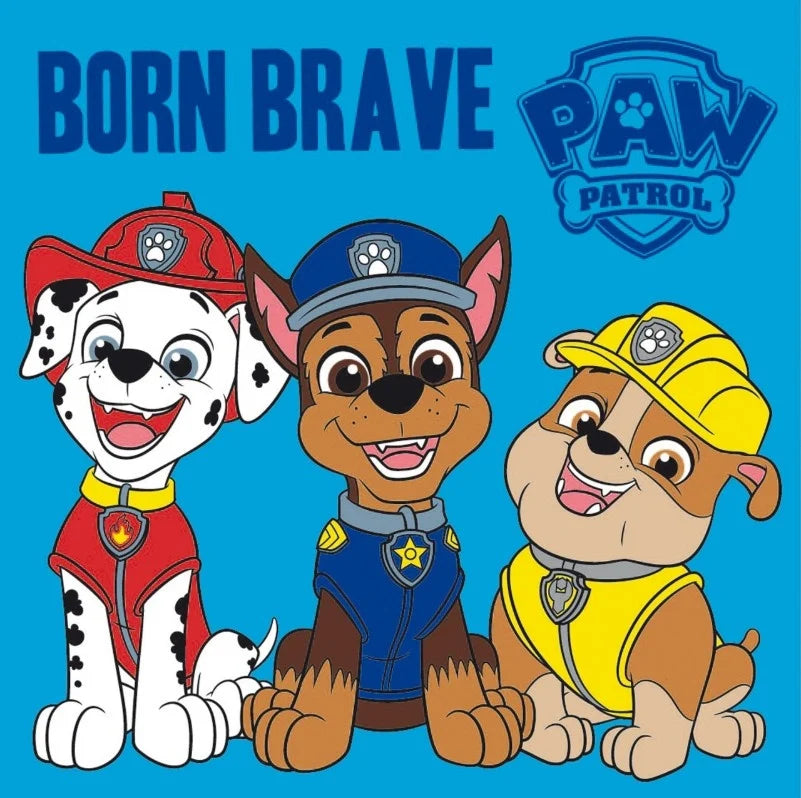 Paw Patrol gastendoek Born Brave - katoen - 30x30 cm