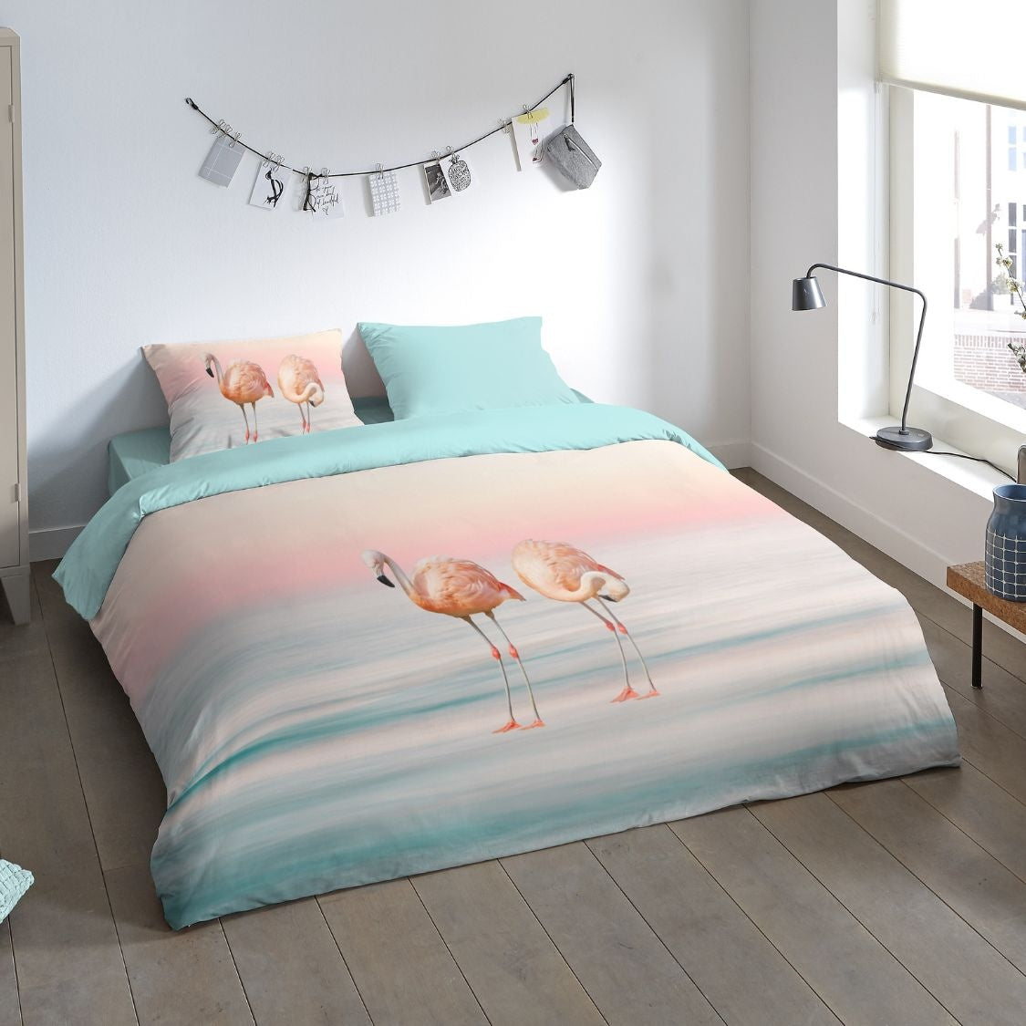 Pure dekbedovertrek Flamingo  - Microvezel