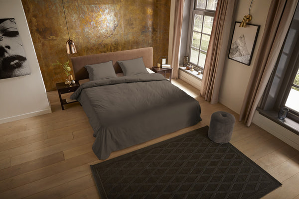 Pure dekbedovertrek Uni - Taupe - Microvezel