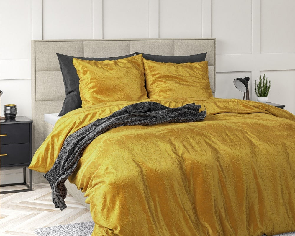 Sleeptime dekbedovertrek Sultan - embossed - goud