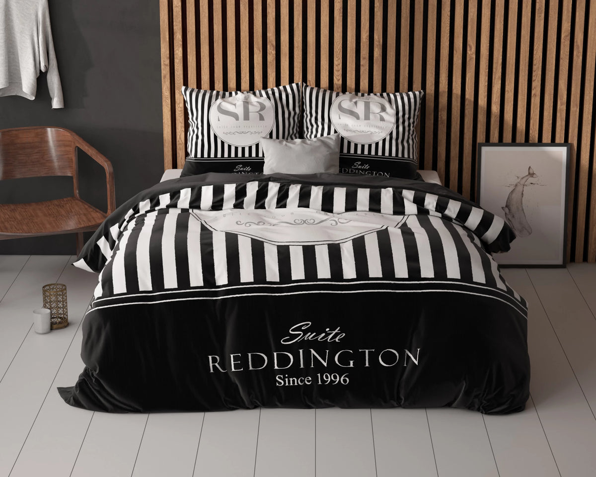 Sleeptime dekbedovertrek Reddington - Zwart - microvezel