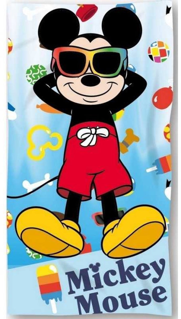 Disney strandlaken Mickey Mouse met zonnebril - Katoen (70x140 cm)
