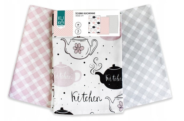 Kuke Theedoekdoekenset Kitchen 3-delig - 40x60cm