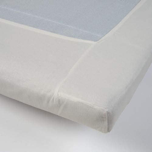 Topper hoeslaken - katoen - creme
